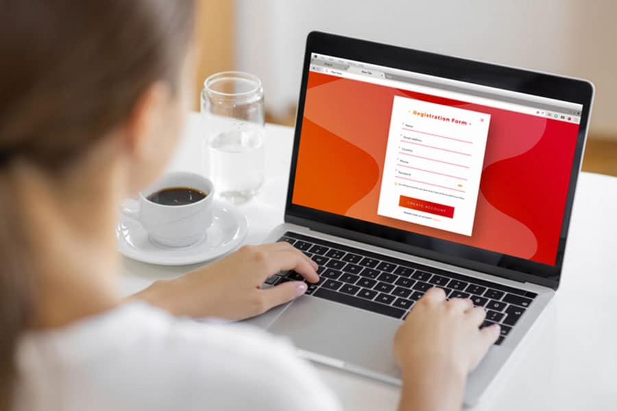 Woman on Laptop